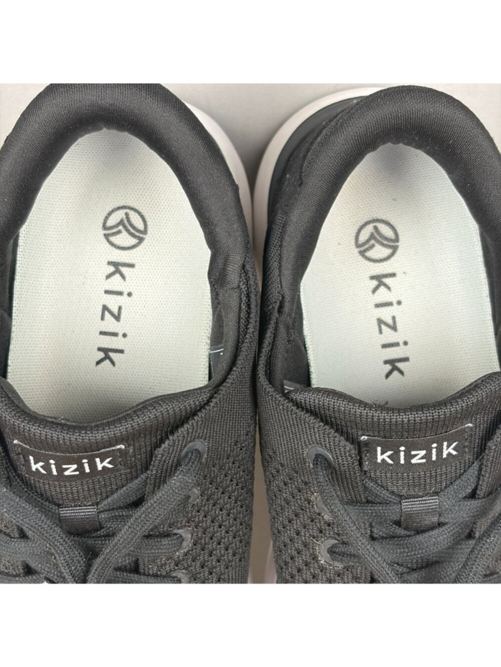 Kizik Lima Handsfree Athletic Shoes Sneakers Womens 8 Wide Black Unisex Mesh - Picture 7 of 10